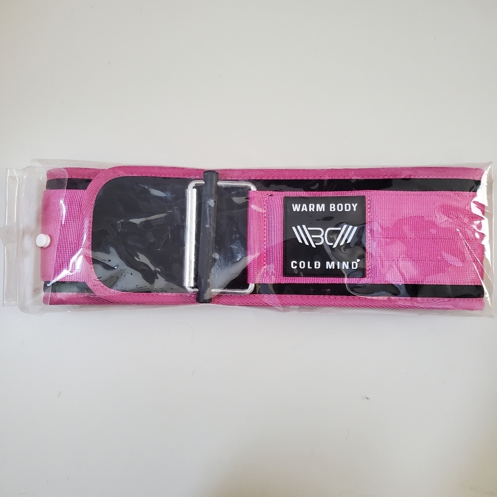 Self-locking nylon weight lifting belt